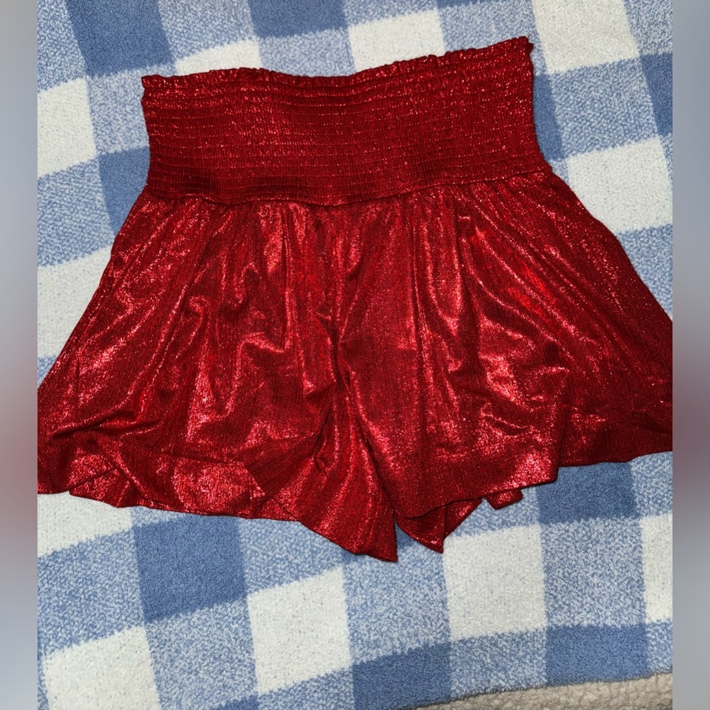 Red shorts